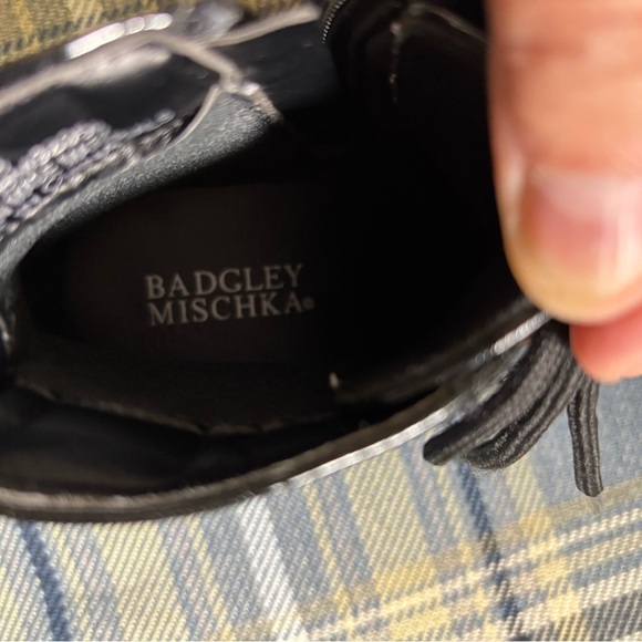 Badgley Mishka Black Toddler Fashion Boots Glitter - Picture 2 of 9